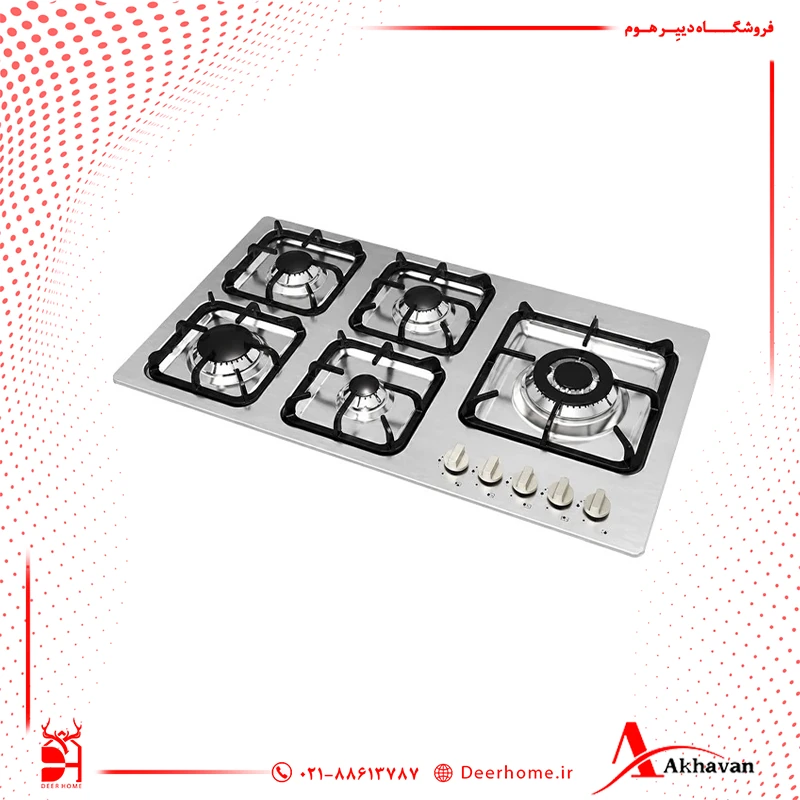 گاز رومیزی اخوان مدل V32-S (شعله بغل)