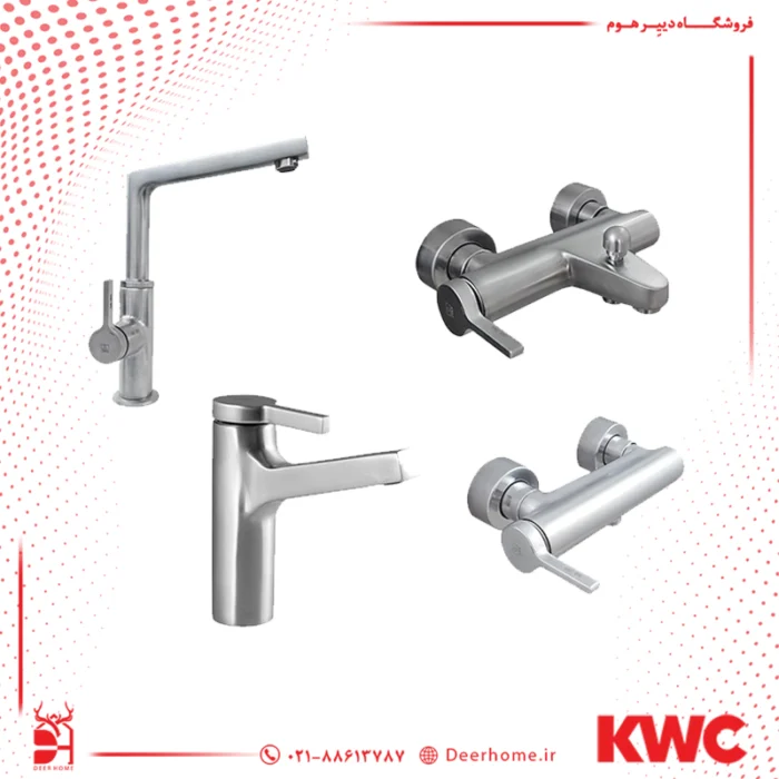 kwc ست شیرآلات آوا کرومات