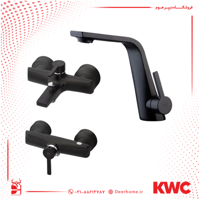 ست شیرآلات kwc مدل متیس مشکی