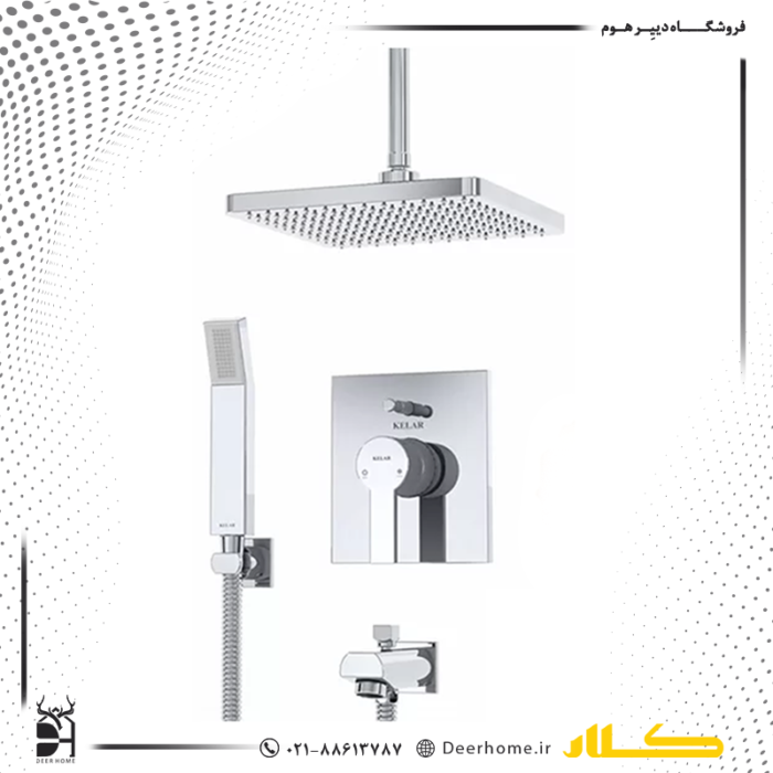 شیرآلات توکار فلت تیپ 4 کلاسیک 1