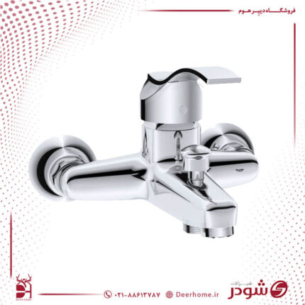 شیر حمام اپال کروم شودر