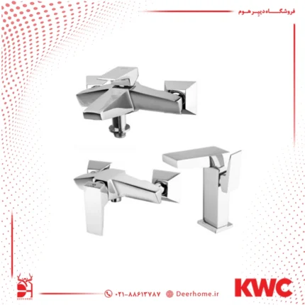 ست شیرآلات KWC مدل کواترو کروم