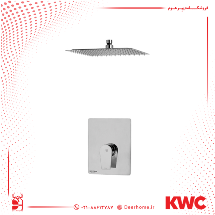 شیر حمام توکار KWC مدل ورونا تیپ 1 کروم