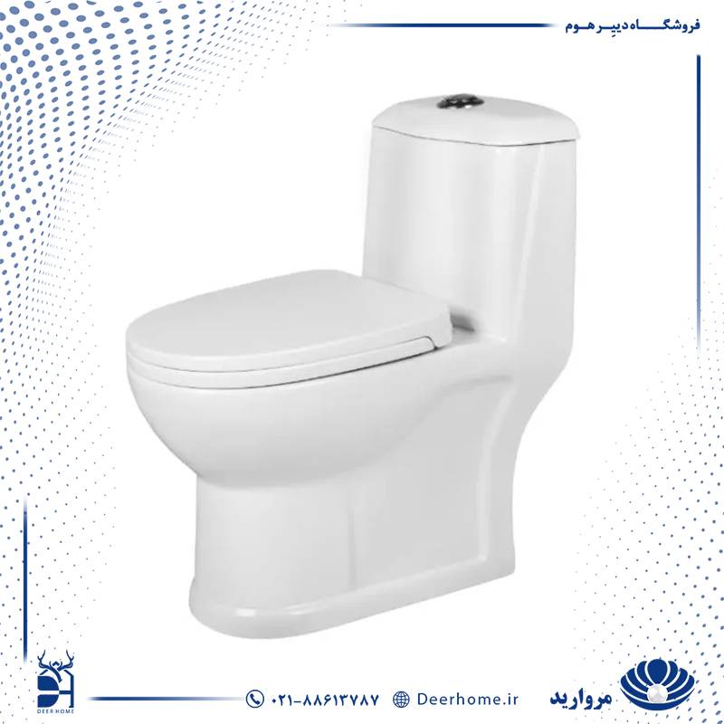 توالت فرنگی مروارید مدل ورونا 61