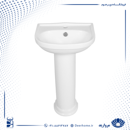 روشویی با پایه مروارید مدل ویستا 44
