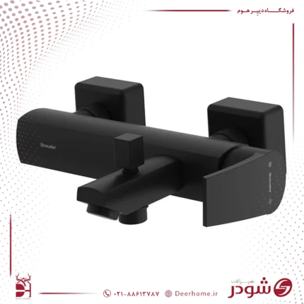 شیر حمام شودر یونیک پلاس مشکی