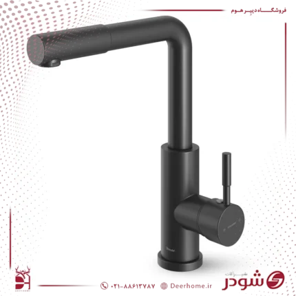 شیر آشپزخانه شودر مدل مارینو مشکی