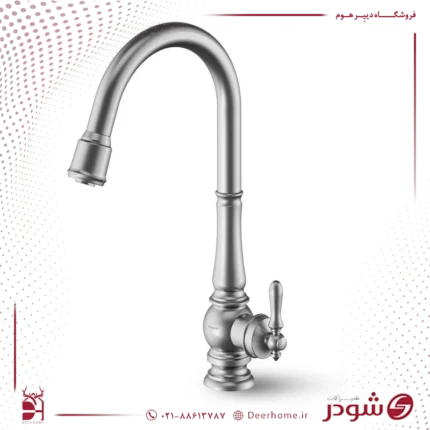 شیر ظرفشویی شودر مدل بیزانس کرومات