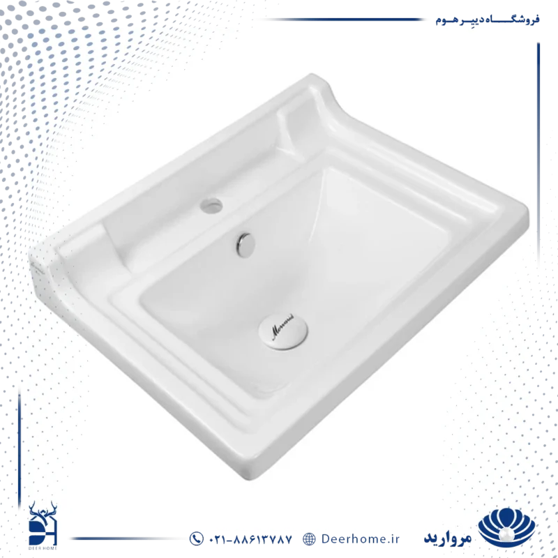 روشویی روکابینتی مروارید مدل تانیا 60