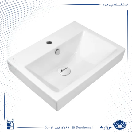 روشویی روکابینتی مروارید مدل ولگا 55