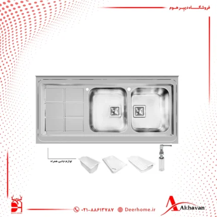 -15% سینک اخوان توکار مدل 502 -15% سینک اخوان توکار مدل 502 سینک اخوان توکار مدل 502