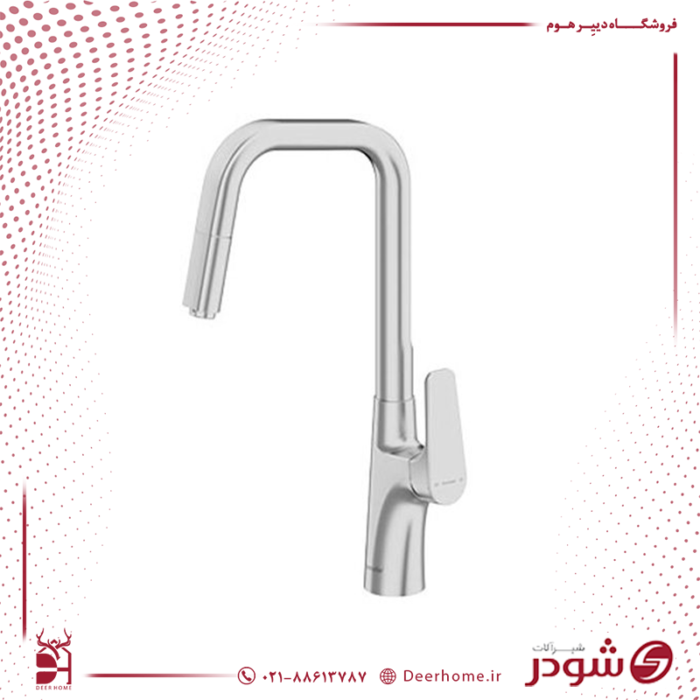 شیر آشپزخانه شودر مدل آخن کرومات