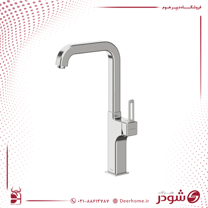 شیر آشپزخانه شودر مدل میشل کروم