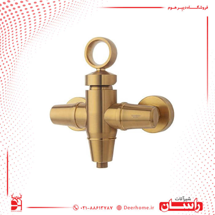 شیر توالت راسان مدل آنیتا طلایی