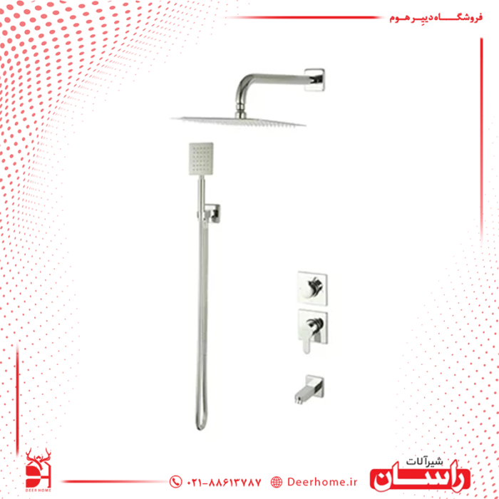 شیر حمام توکار راسان مدل ویوات کلاس 1