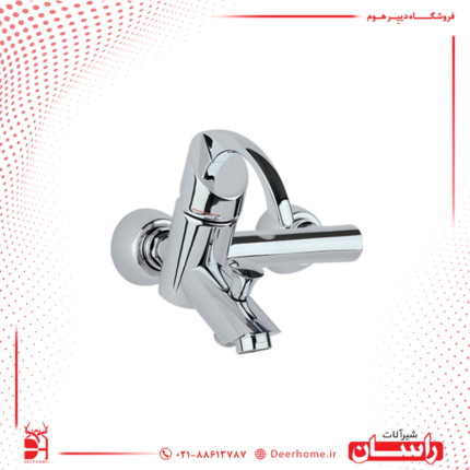 شیر حمام راسان مدل تیتانیوم