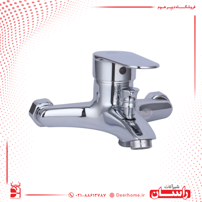 شیر حمام راسان مدل لونا