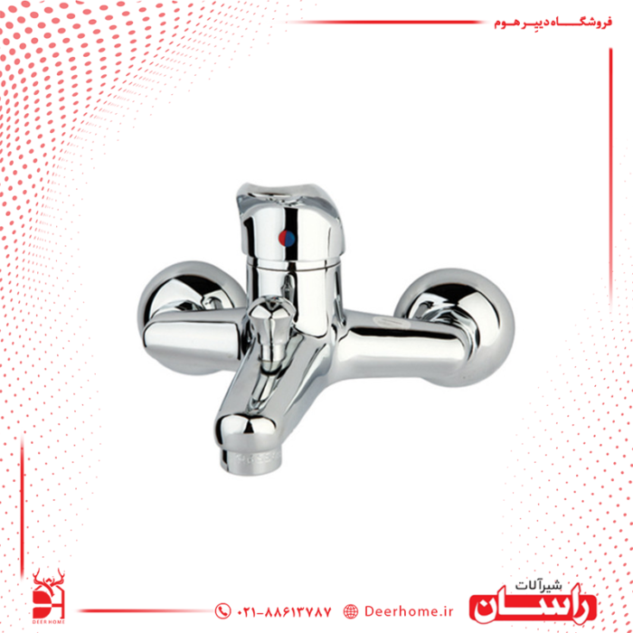 شیر حمام راسان مدل مروارید