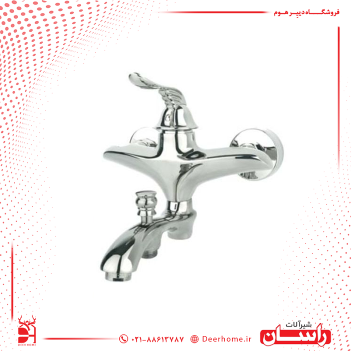 شیر حمام راسان مدل پریمو کروم