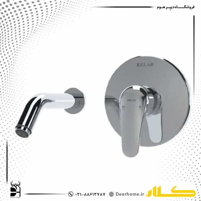 شیر روشویی توکار کلار مدل فلور کلاسیک