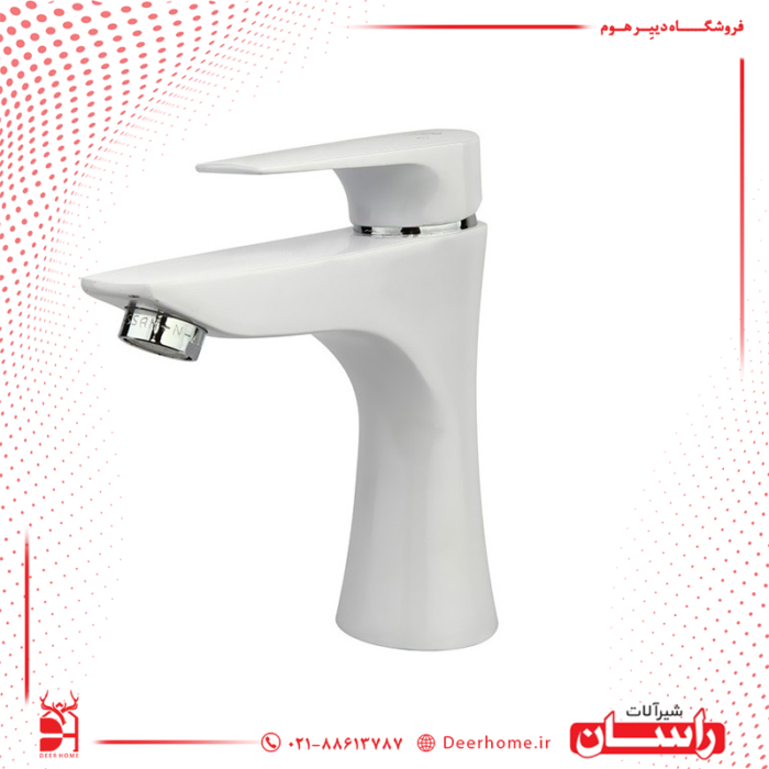 شیر روشویی راسان مدل آتیس کروم