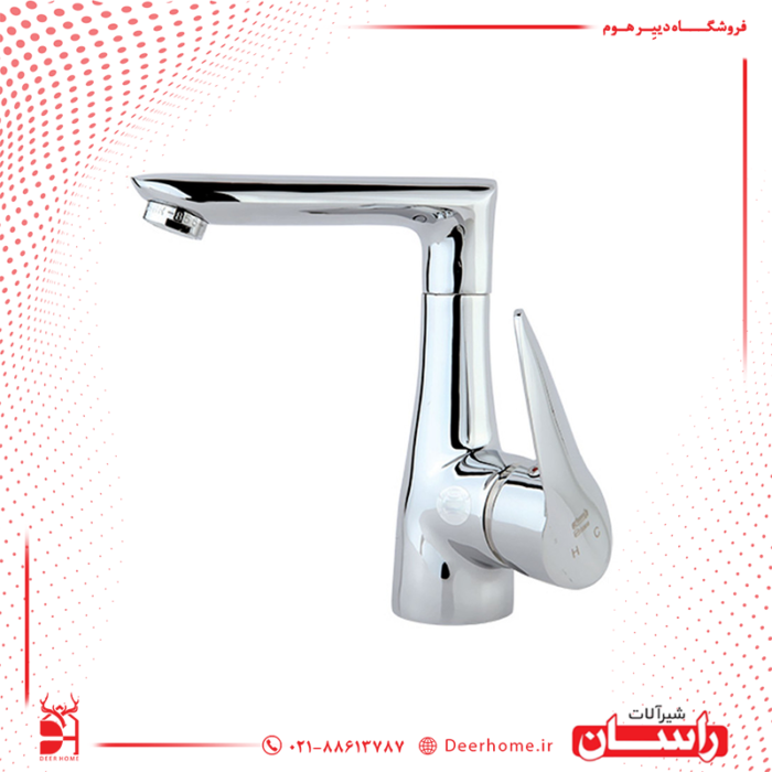 شیر روشویی راسان مدل رابیت