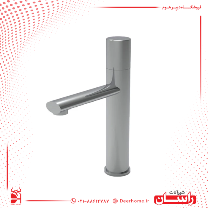 شیر روشویی راسان مدل رناتا پلاس کروم