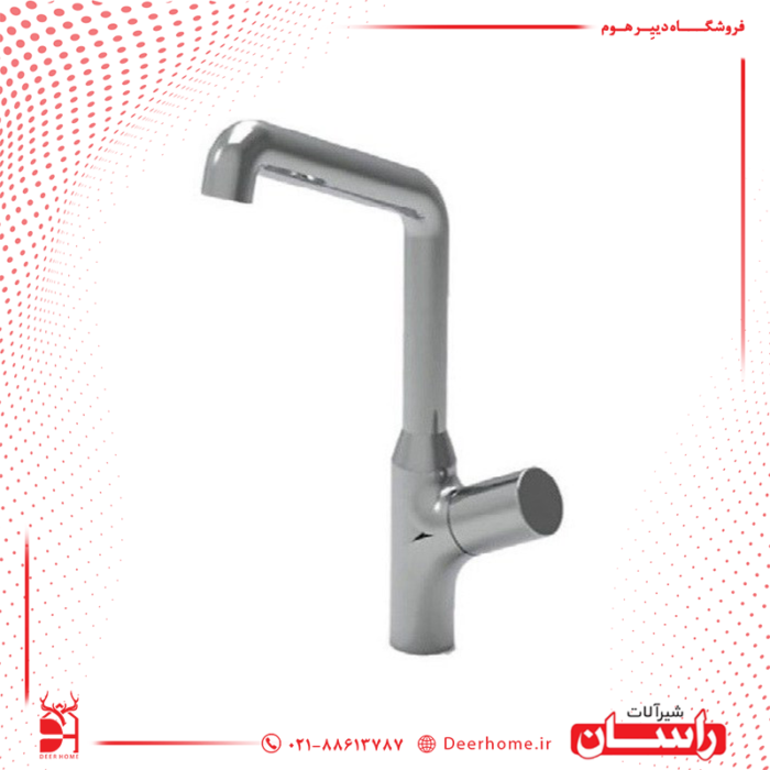 شیر ظرفشویی راسان مدل رناتا پلاس کرومات