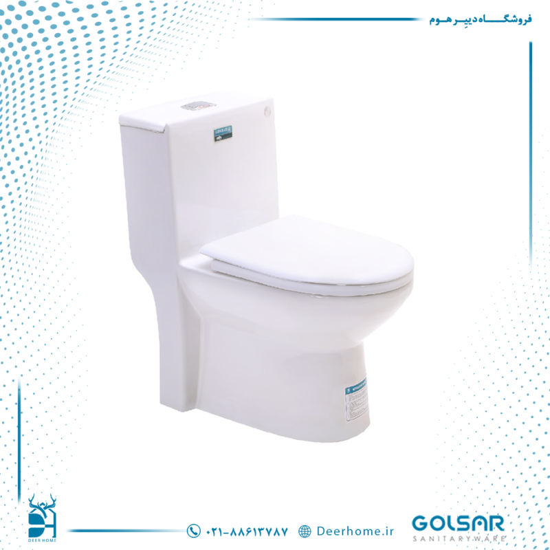 توالت فرنگی گلسار مدل لیونا 71 - 01