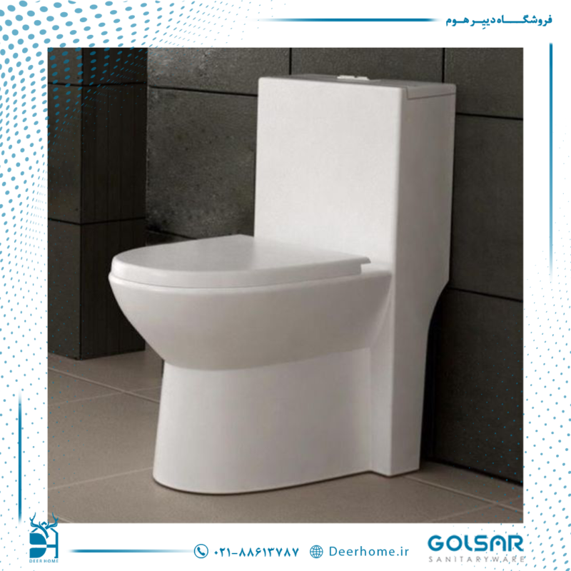 توالت فرنگی گلسار مدل لیونا 71 - 02