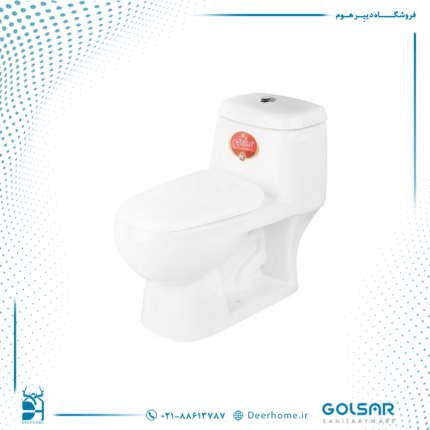 توالت فرنگی گلسار مدل پارمیس 68