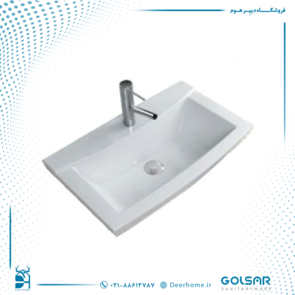روشویی روکابینتی گلسار مدل آسپن 62