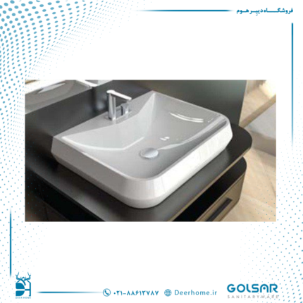روشویی روکابینتی گلسار مدل گراویتی 60