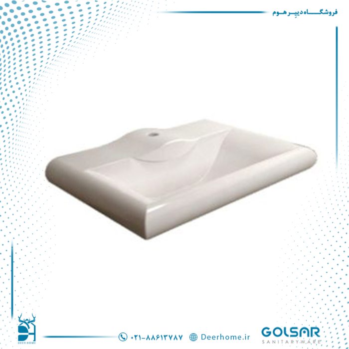 روشویی زیرسنگی گلسار مدل گاترین 50