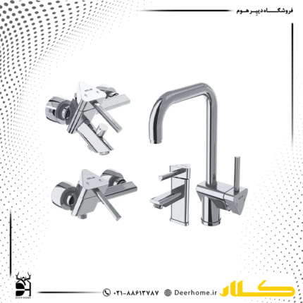 ست شیرآلات کلار مدل برمودا کروم