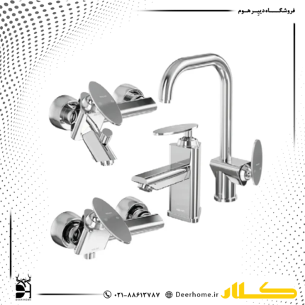 ست شیرآلات کلار مدل رویا کرومات