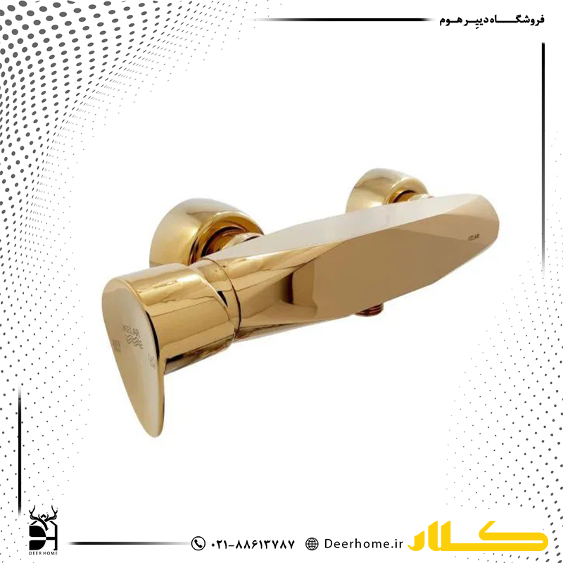 شیر توالت کلار مدل برلیان قطره طلایی