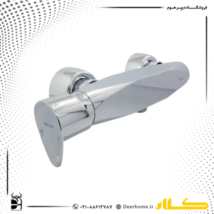 شیر توالت کلار مدل برلیان قطره کرومات