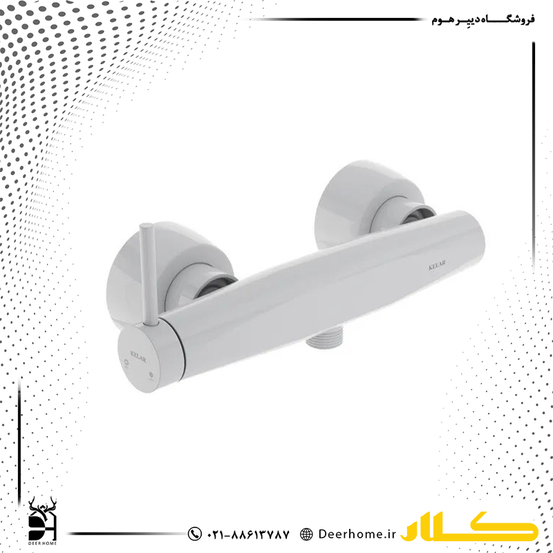شیر توالت کلار مدل رز سفید