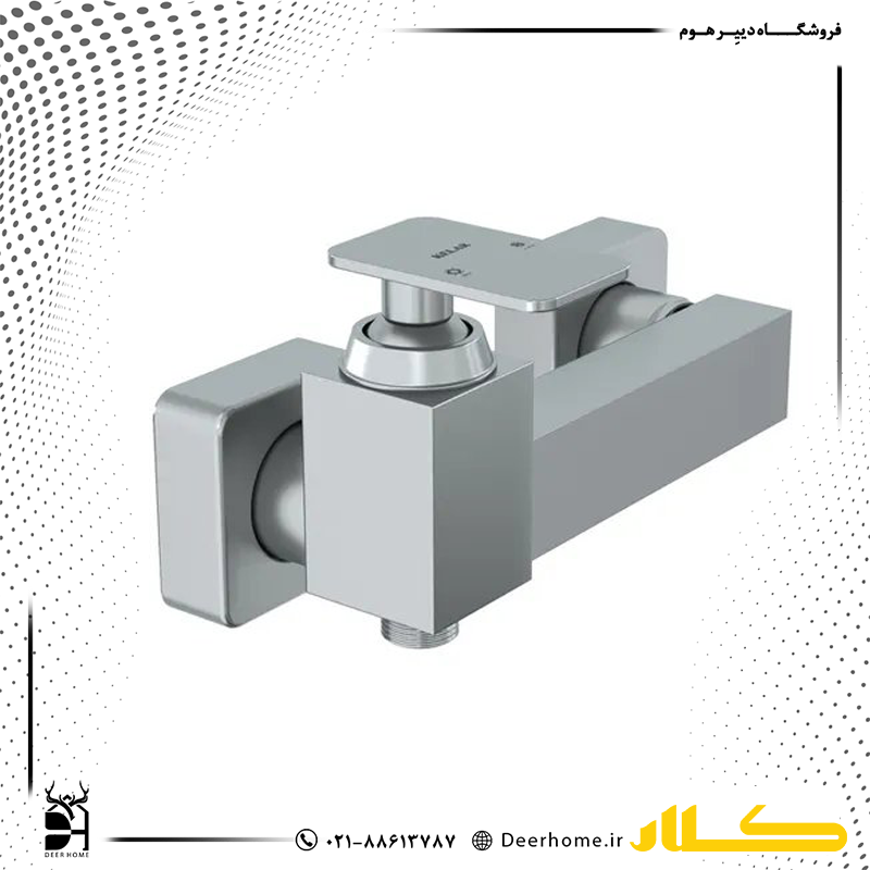 شیر توالت کلار مدل فلت سری 99 کرومات شیر توالت کلار مدل فلت سری 99 کرومات
