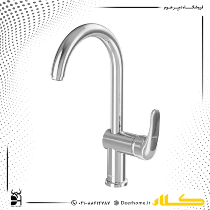 شیر ظرفشویی کلار مدل دریا کروم