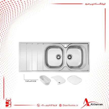 سینک توکار اخوان مدل 147a