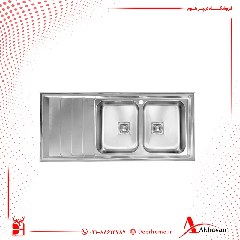 سینک توکار اخوان مدل 505S