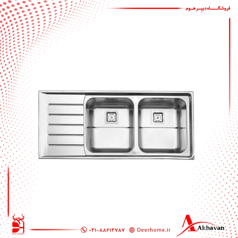 سینک توکار اخوان مدل 510S