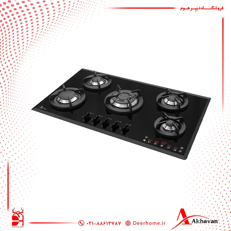 گاز رومیزی اخوان تایمر دار مدل V14-T