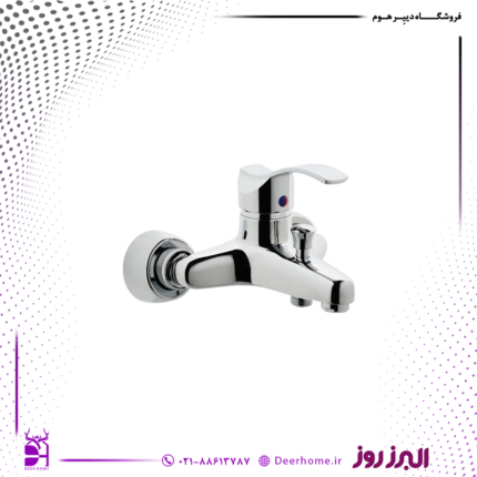 شیر حمام البرز روز مدل موج کروم
