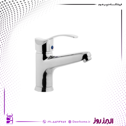 شیر روشویی البرز روز مدل موج کروم