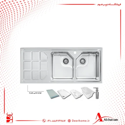 سینک اخوان توکار مدل 324
