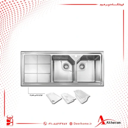 سینک اخوان توکار مدل 324s