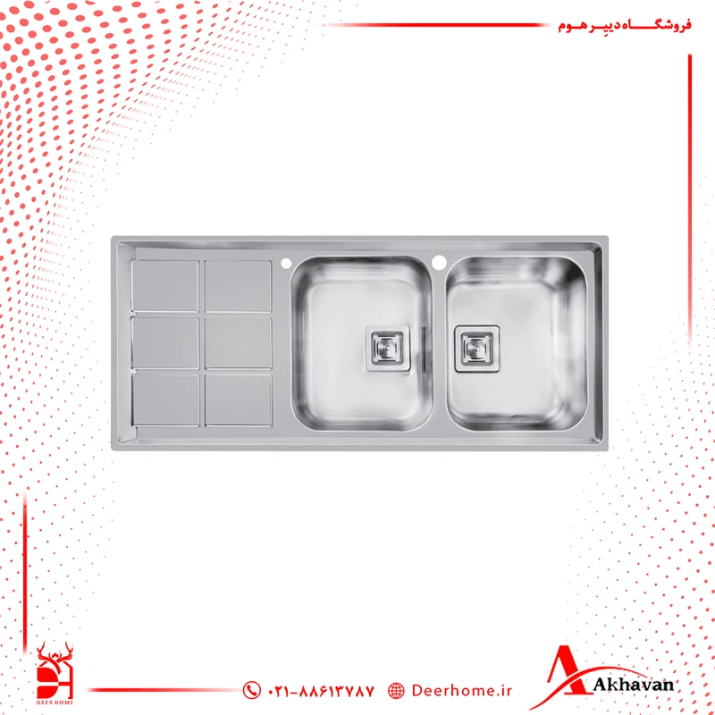 سینک توکار اخوان مدل 500